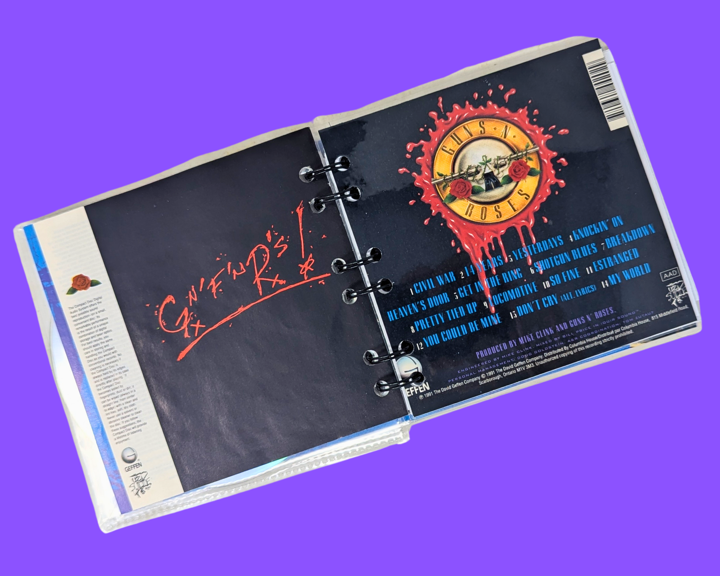 Guns N' Roses, Use Your Illusion II CD Notebook