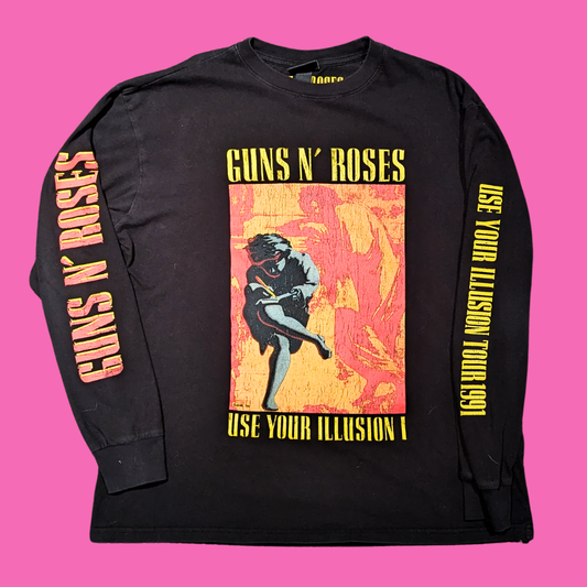 Guns N' Roses Long Sleeves Shirt Size M
