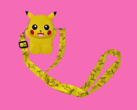Porte-monnaie Pokémon Pickachu en plastique des années 2000