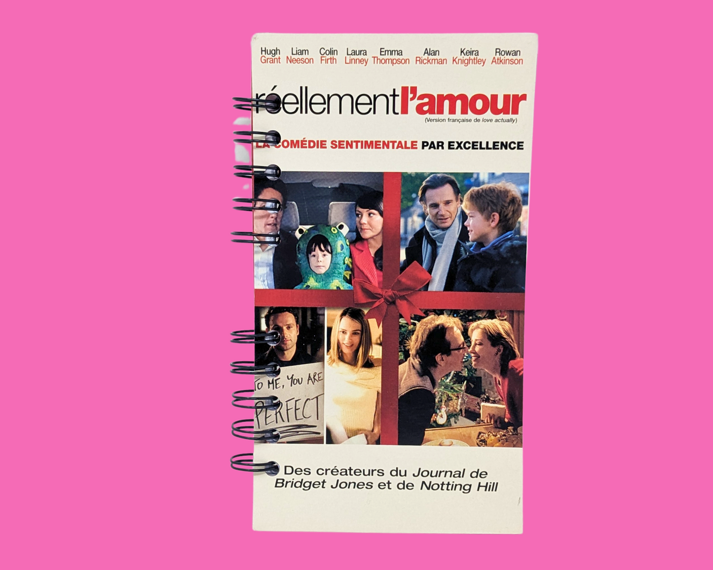 Love Actually VHS Movie Notebook