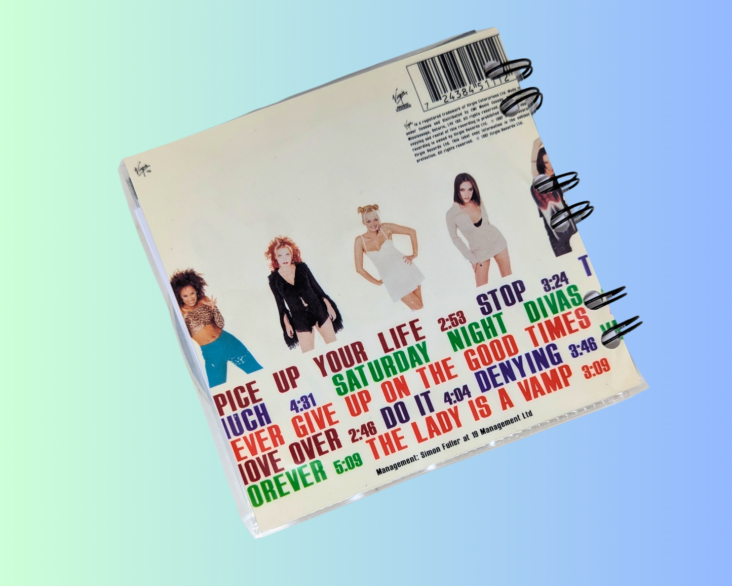 Les Spice Girls, carnet de CD Spice World