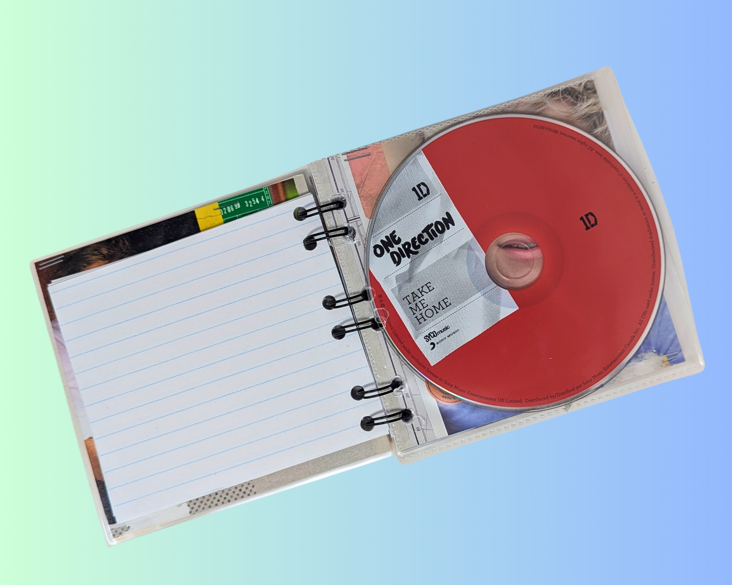 Carnet CD One Direction, Take Me Home