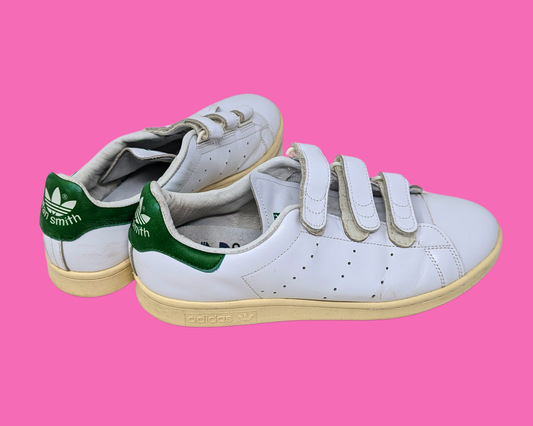 Chaussures Velcro Stan Smith Adidas pour hommes, taille US 9