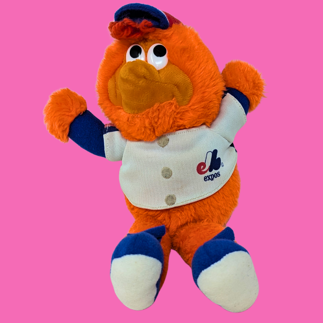 Vintage 1980's Montreal Expos Youppi Plushie