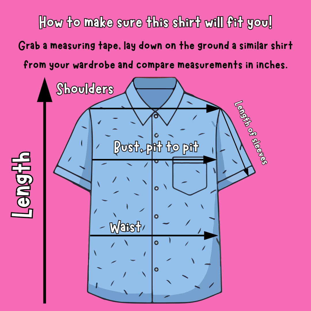 Handmade, Upcycled The Smurfs Bedsheet Button Down Shirt Size S