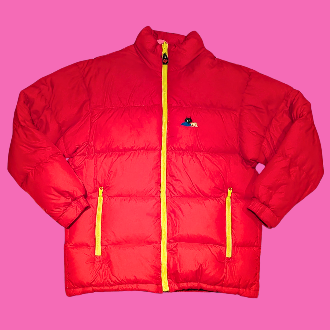 Red Bomber Jacket by Red Fox Outdoor System Size L