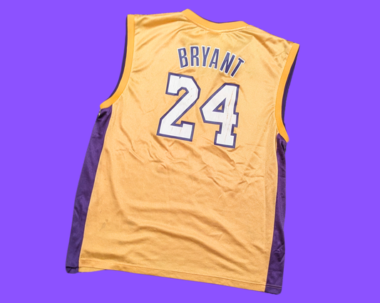 Y2K Adidas NBA Lakers Jersey Kobe Bryant #24 Size XL