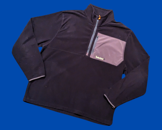Y2K Black Timberland Fleece Size L