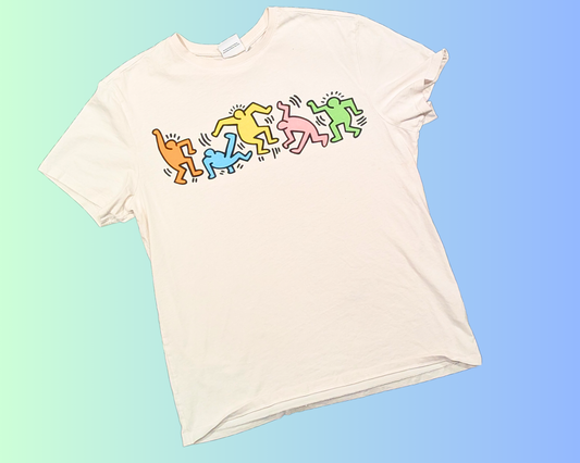 T-shirt Keith Haring Y2K taille M