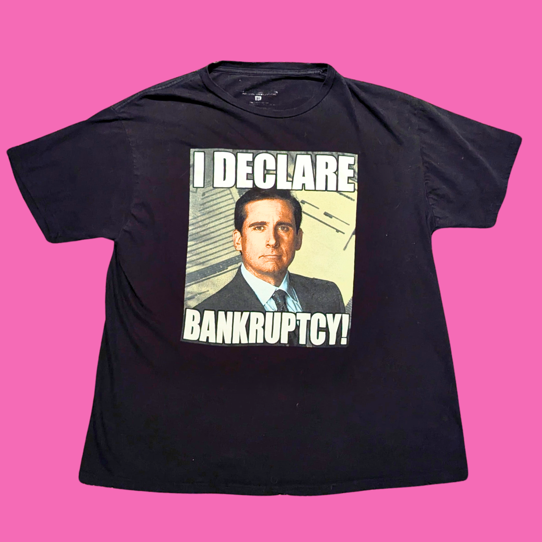 The Office "I Declare Bankruptcy!" T-Shirt Size XL