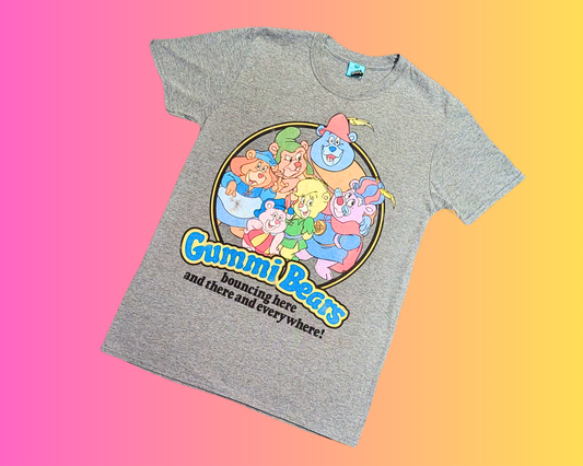 T-shirt gris Gummi Bears Y2K, taille M