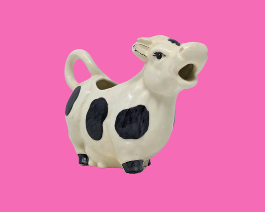 Vintage 1990's Adorable Cow Gravy Bowl Made in Vermont
