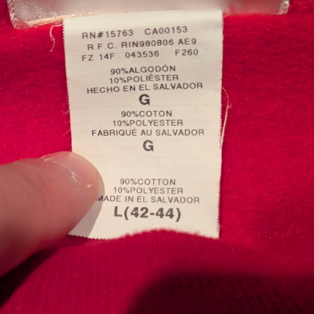 Y2K Soul ''Disney'' Red Crewneck Size L