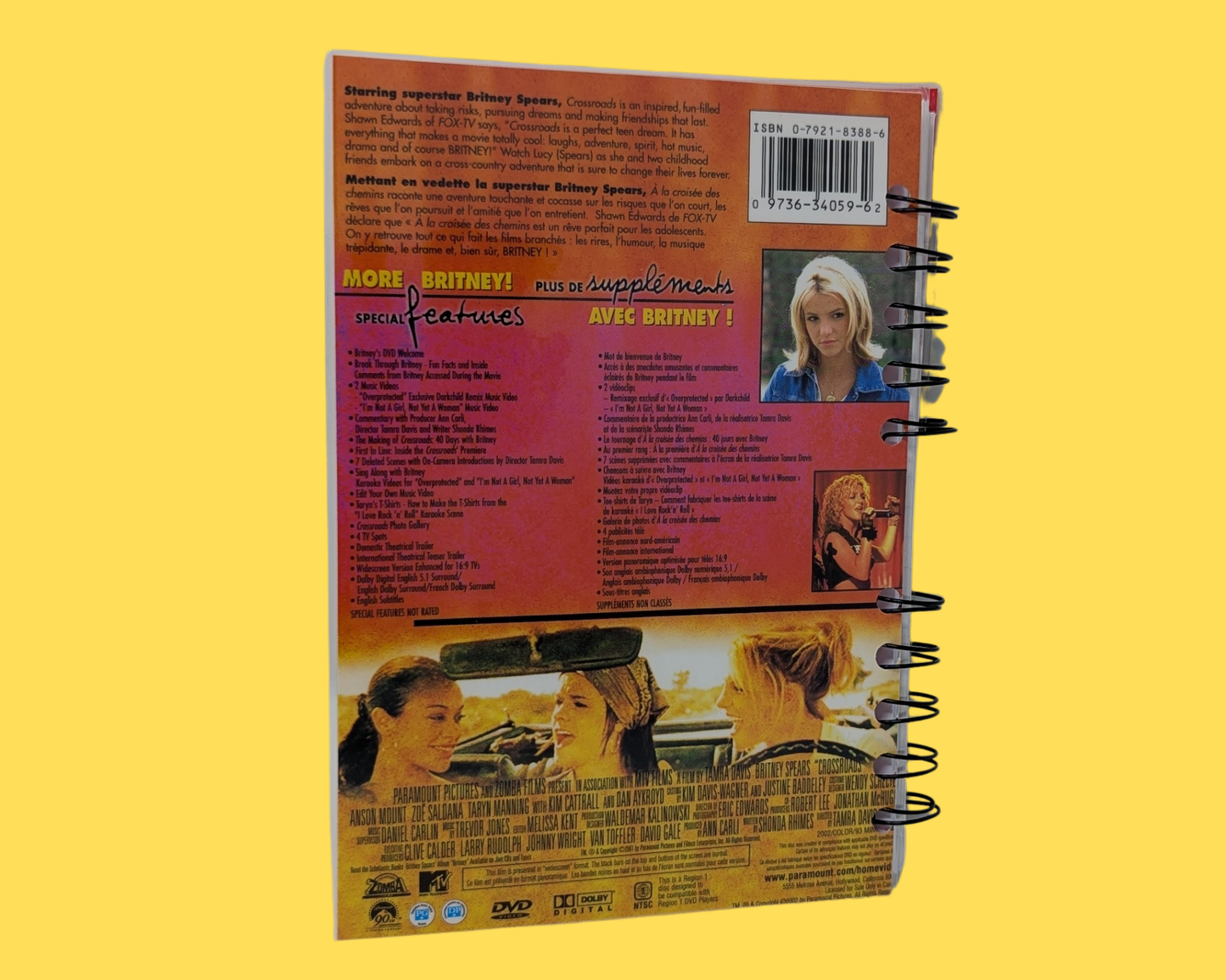 Carnet de notes du film DVD Crossroads