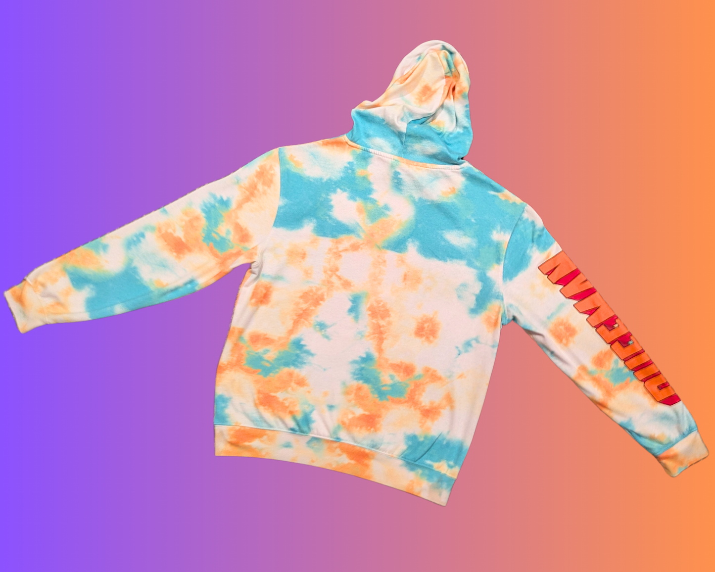 Y2K Tie Dye The Simpsons, Duffman Hoodie Size L
