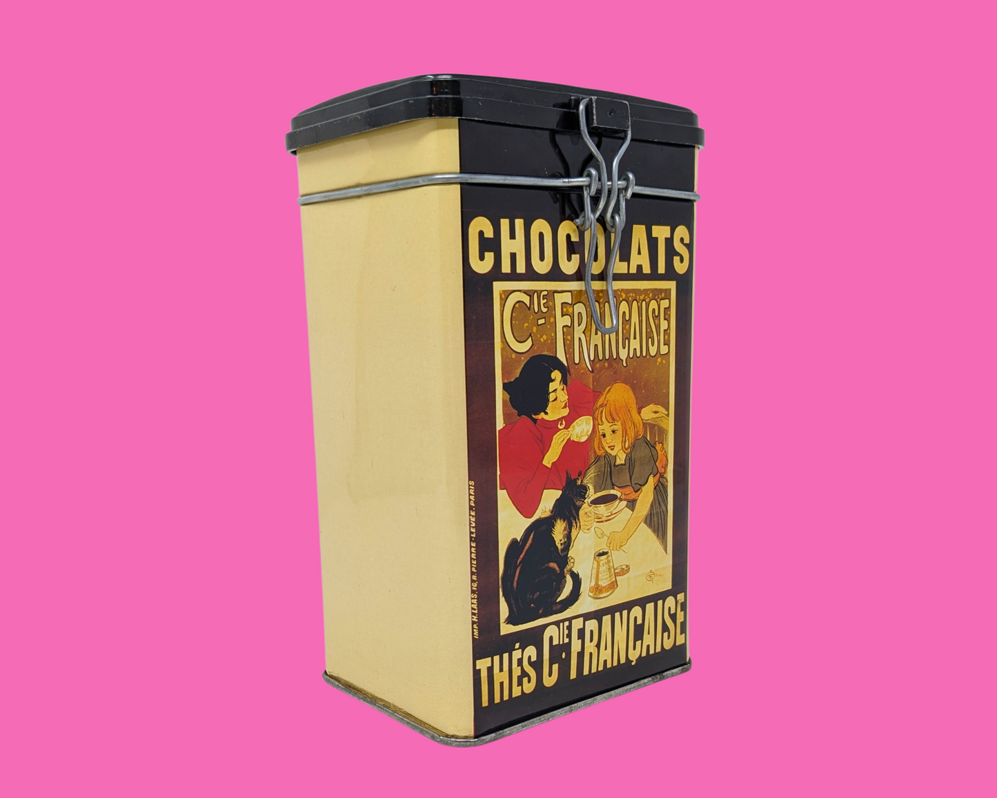 Vintage 1990's Chocolats et Thés Compagnie Française Tin Box