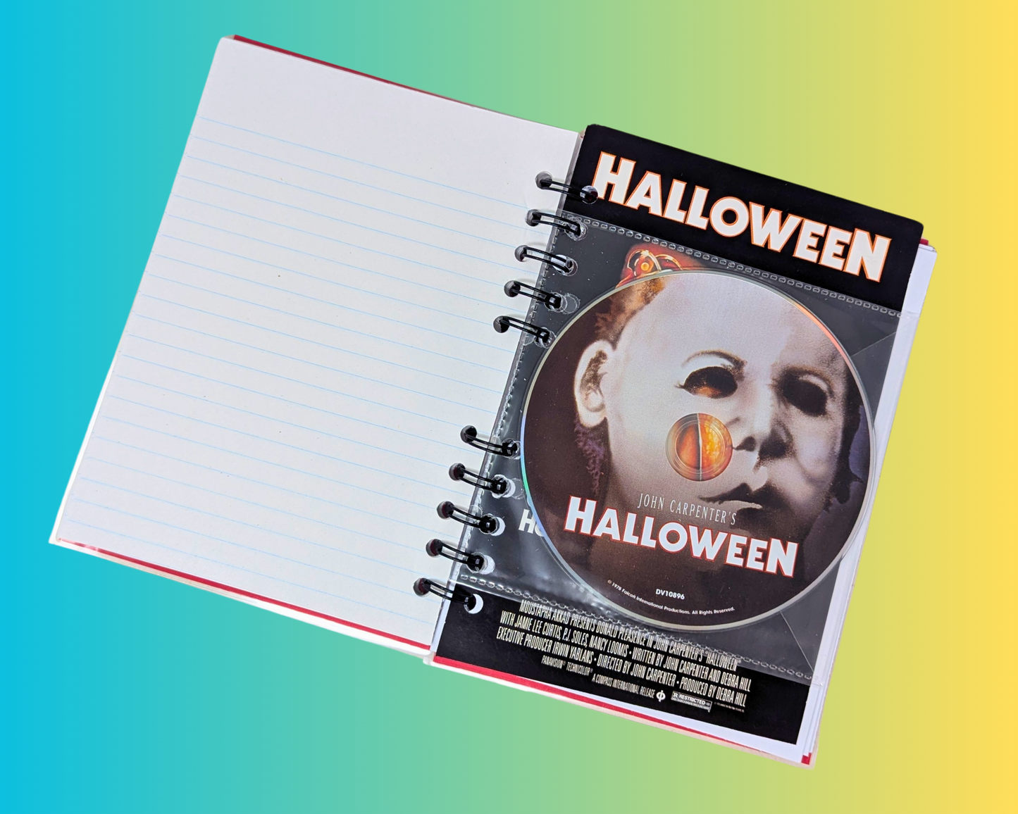 Halloween DVD Movie Notebook