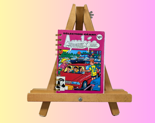 Handmade and Upcycled Archie Comic Book Notebook