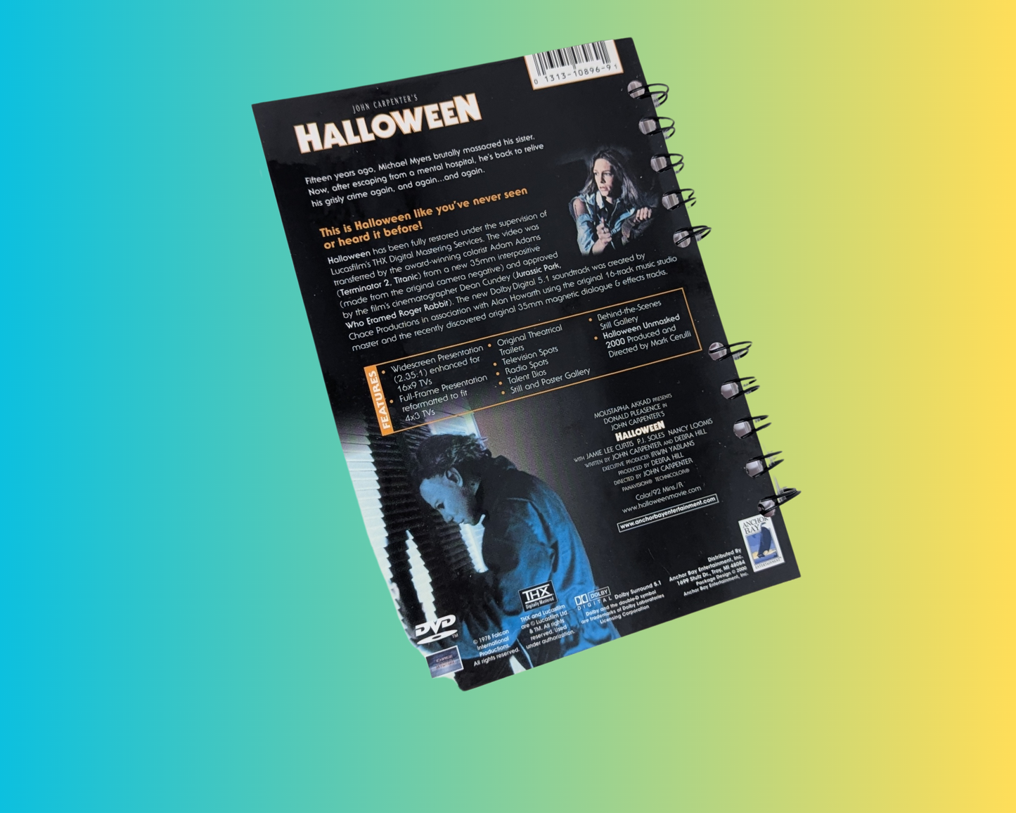 Halloween DVD Movie Notebook