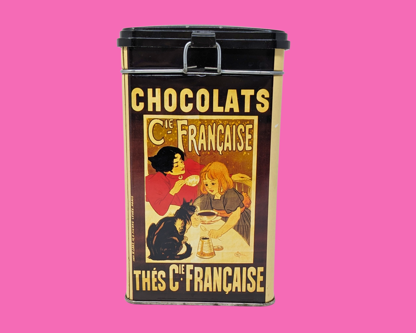 Vintage 1990's Chocolats et Thés Compagnie Française Tin Box