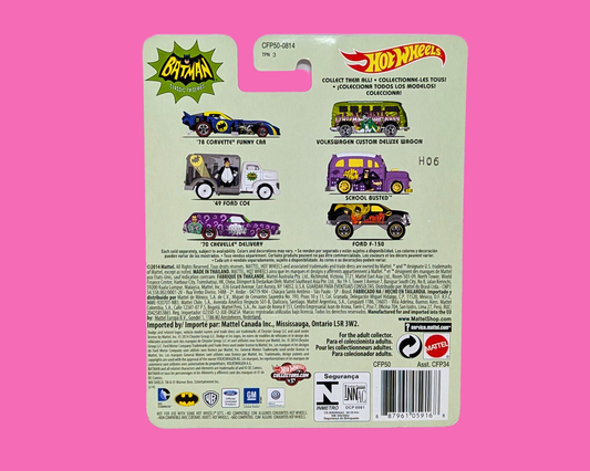 Jouet de collection scellé Hot Wheels Batman The Riddler des années 70 Chevelle Delivery Automobile des années 2000