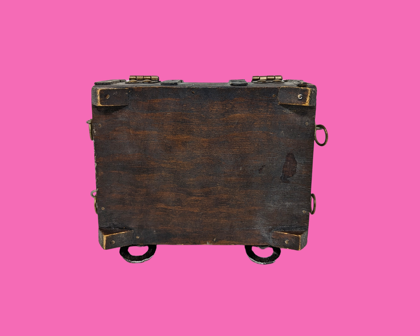 Vintage 1980's Small Wooden Chest