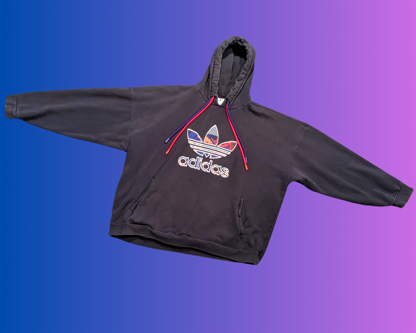 Y2K Adidas Hoodie Size XL