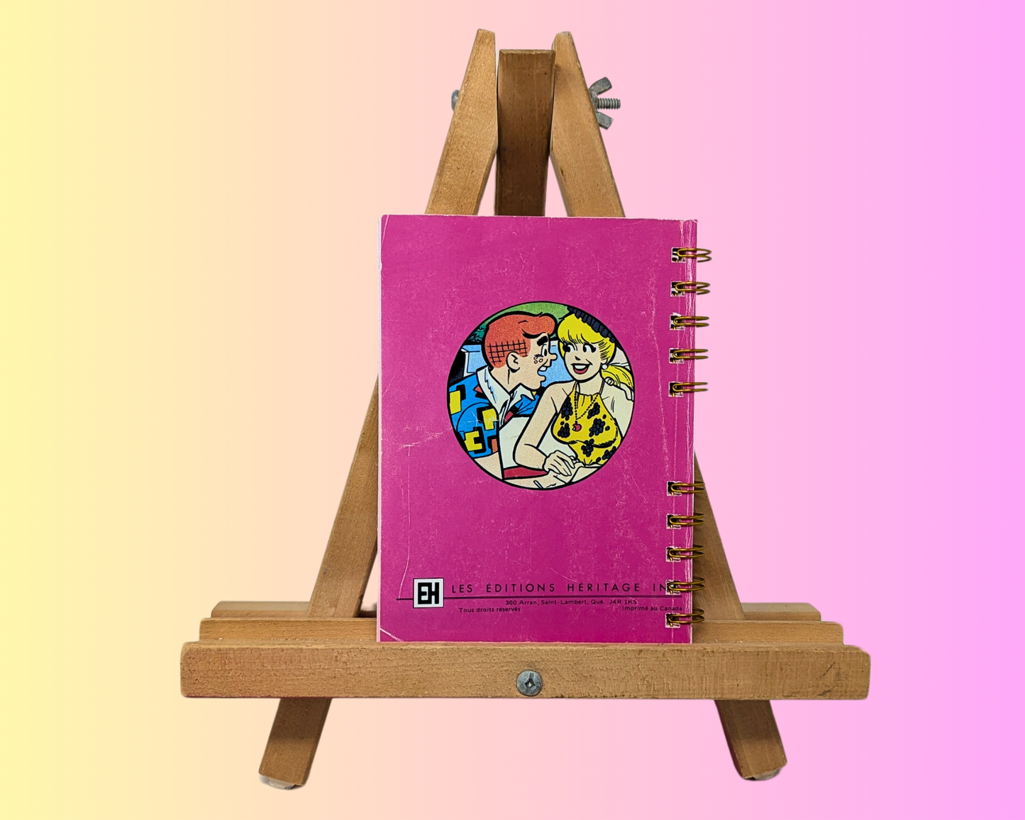 Handmade and Upcycled Archie Comic Book Notebook