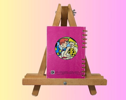 Handmade and Upcycled Archie Comic Book Notebook