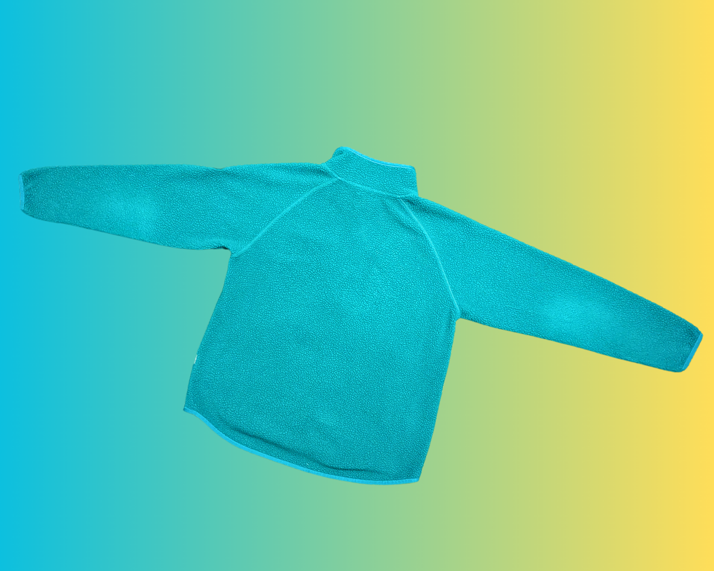 Y2K, Vintage Inspired Green Kuwalla Fluffy Fleece Size L