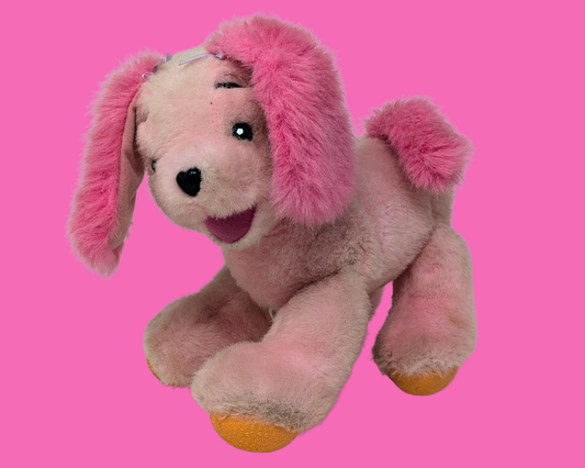 Peluche Barbie chiot rose Mattel vintage 2001
