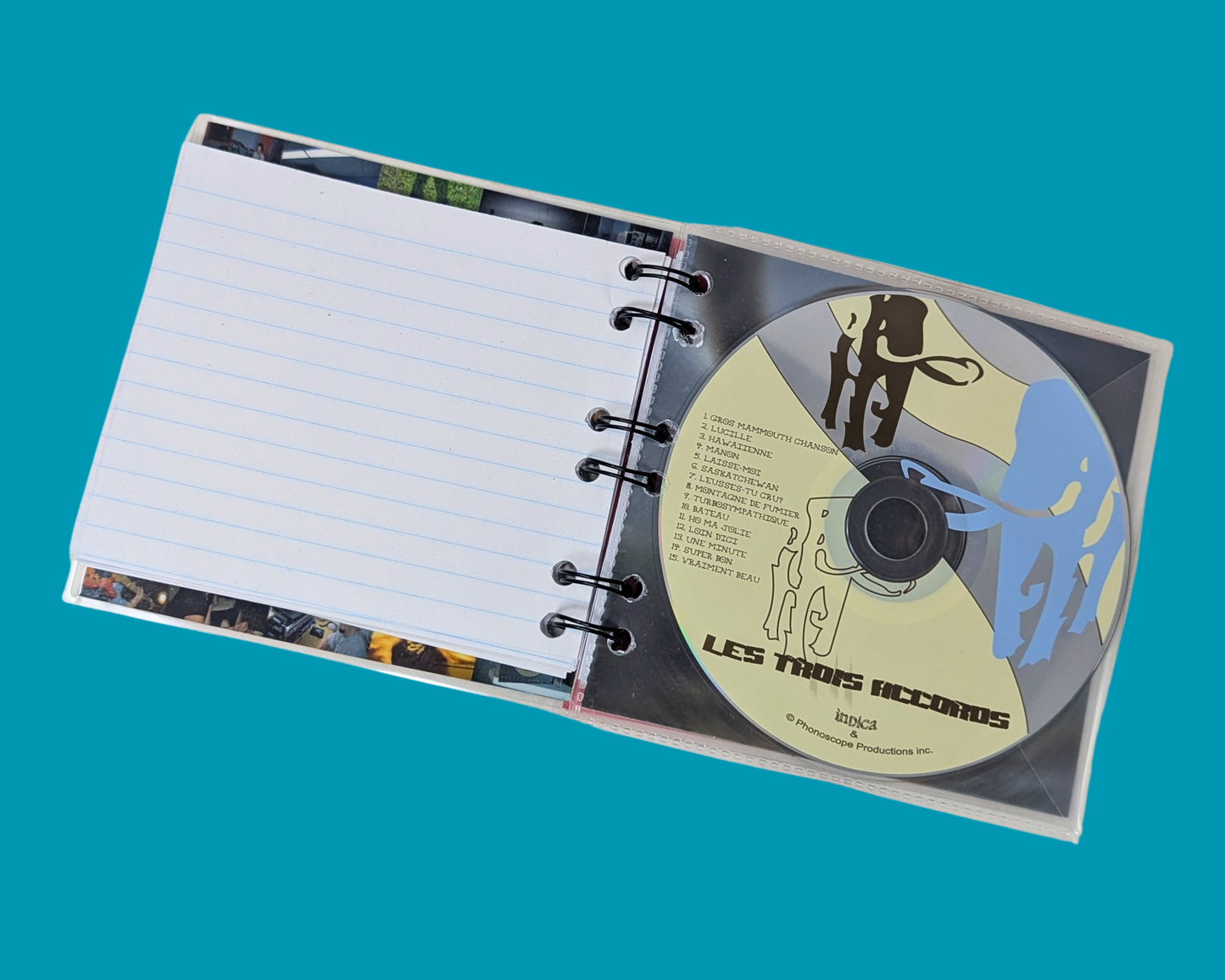 Les Trois Accords, Gros Mammouth Album CD Notebook