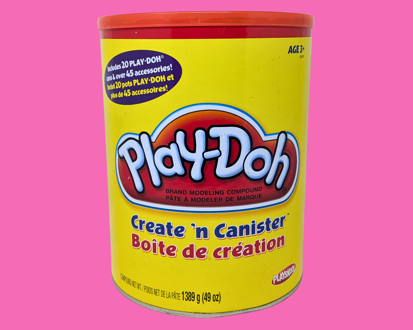 Play-Doh Create 'N Canister, Play-Doh Accessories with Original Box