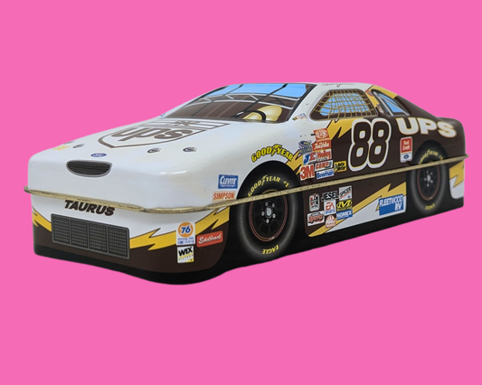 Boîte métallique de collection Y2K Nascar UPS Dale Jarrett