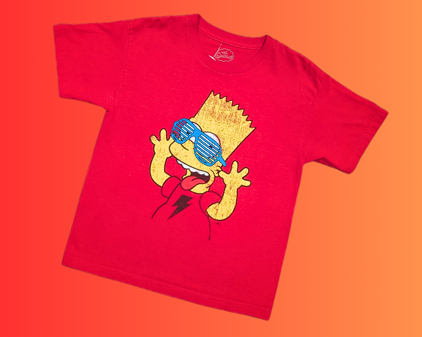 Y2K Bart Simpson, The Simpsons T-Shirt Size L Fort Kids
