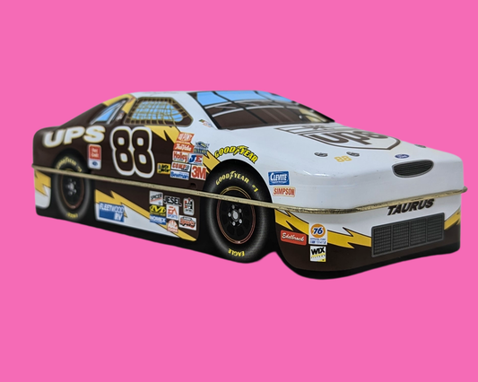Boîte métallique de collection Y2K Nascar UPS Dale Jarrett