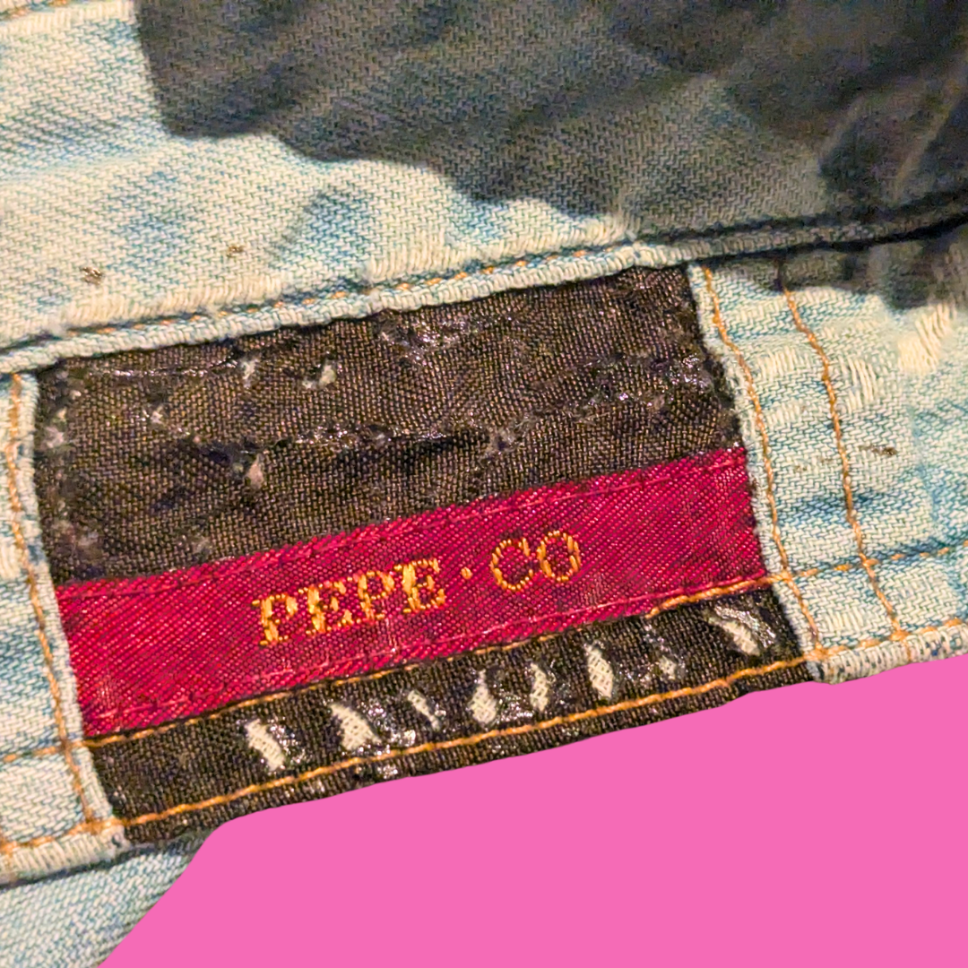 Vintage 1990's Pepe Jeans Denim Shirt Size L