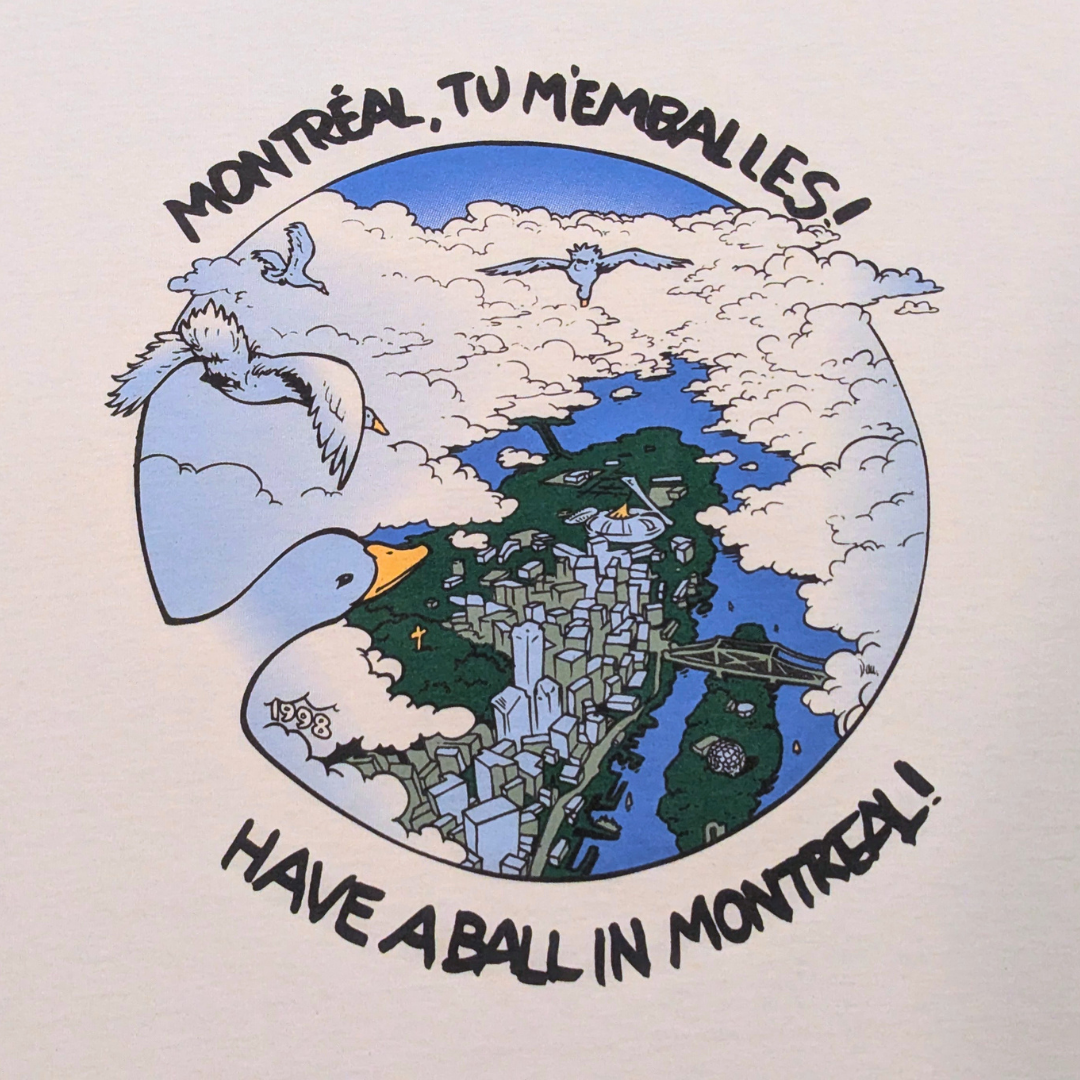 Vintage 1990’s Humeur Design, Souvenir Montreal, T-Shirt Size XL