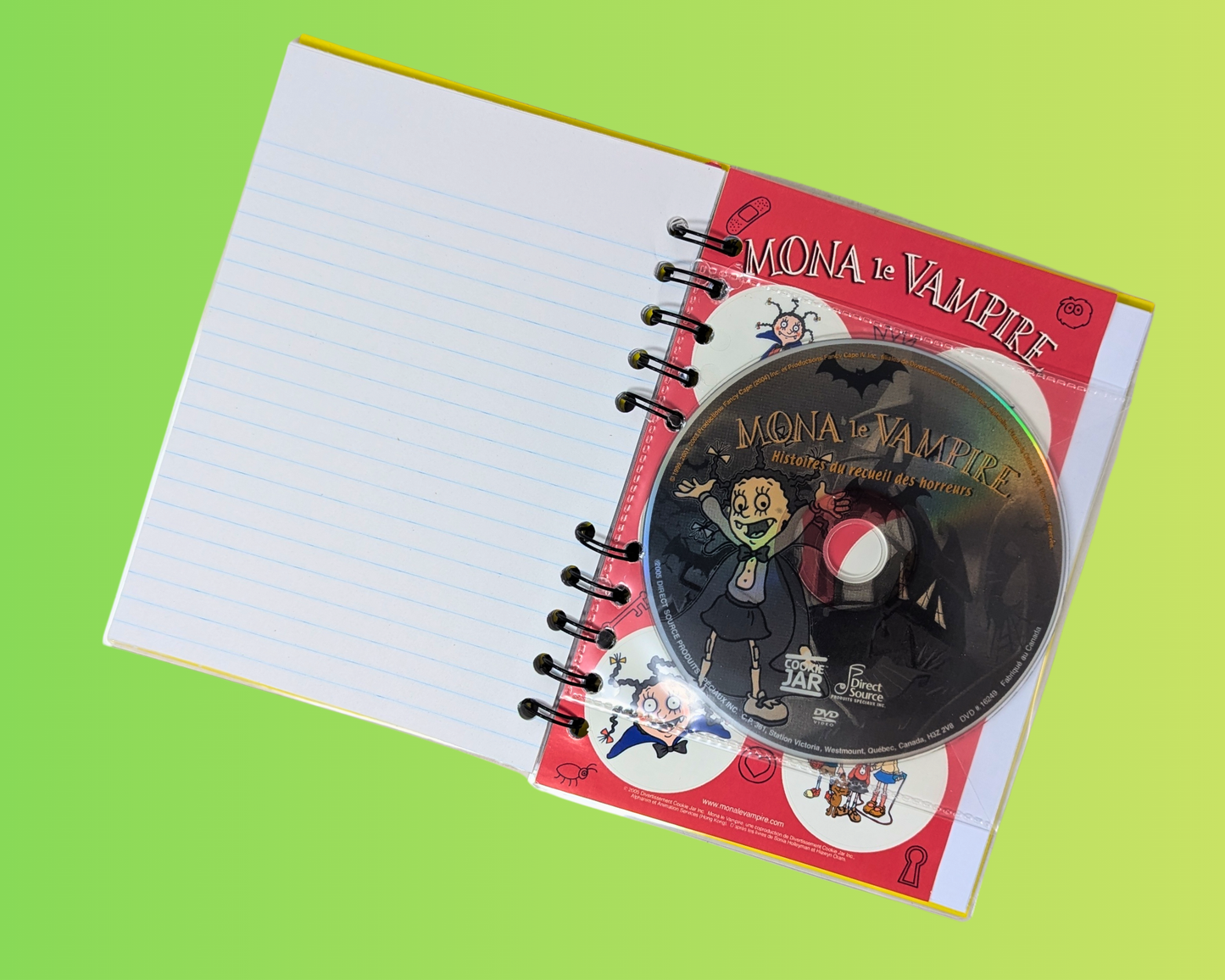 Mona Le Vampire DVD Movie Notebook