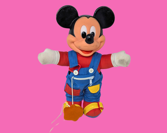 Poupée Mickey Mouse vintage des années 1980