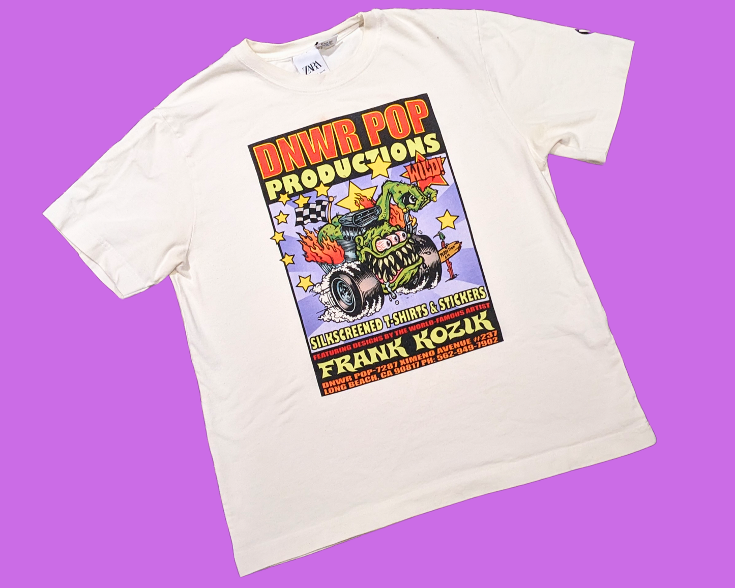 Y2K DNWR Pop Productions Frank Kozik T-Shirt Size L