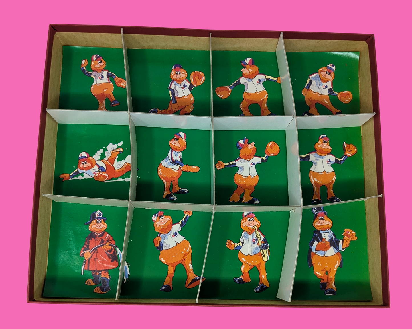 Vintage 1986 Montreal Expos Youppi Action Figures (One Missing)