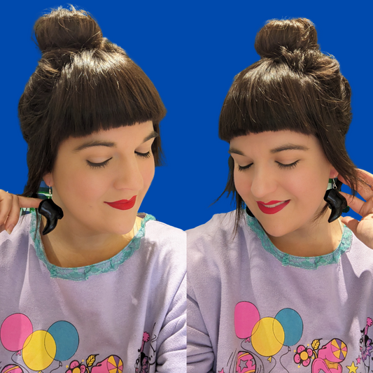 Handmade, Upcycled Barbie Cowboy Boots Earrings