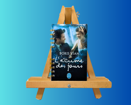 Handmade and Upcycled L'Écume des Jours by Boris Vian Notebook