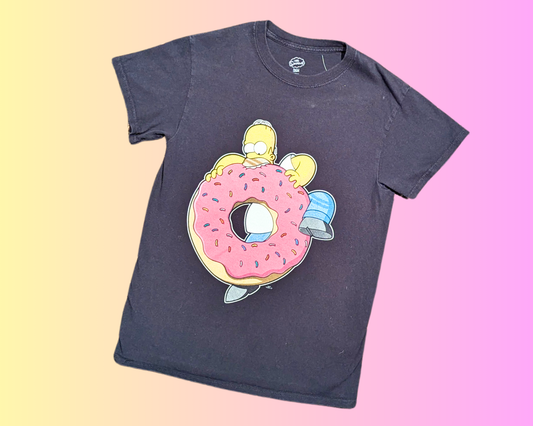 T-shirt Homer Simpson des années 2000, taille S