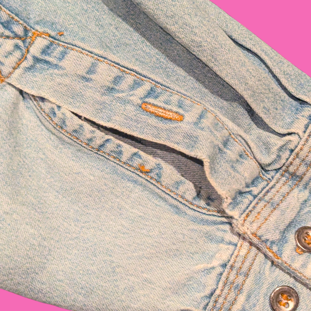 Vintage 1990's Pepe Jeans Denim Shirt Size L