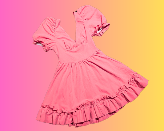 Superbe et élégante robe rose taille S