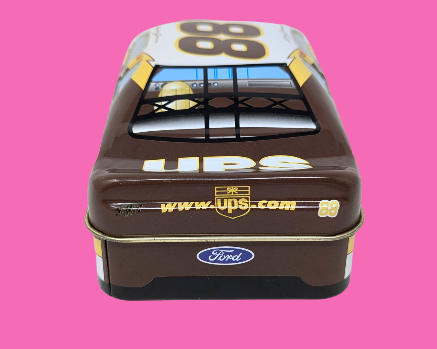 Boîte métallique de collection Y2K Nascar UPS Dale Jarrett