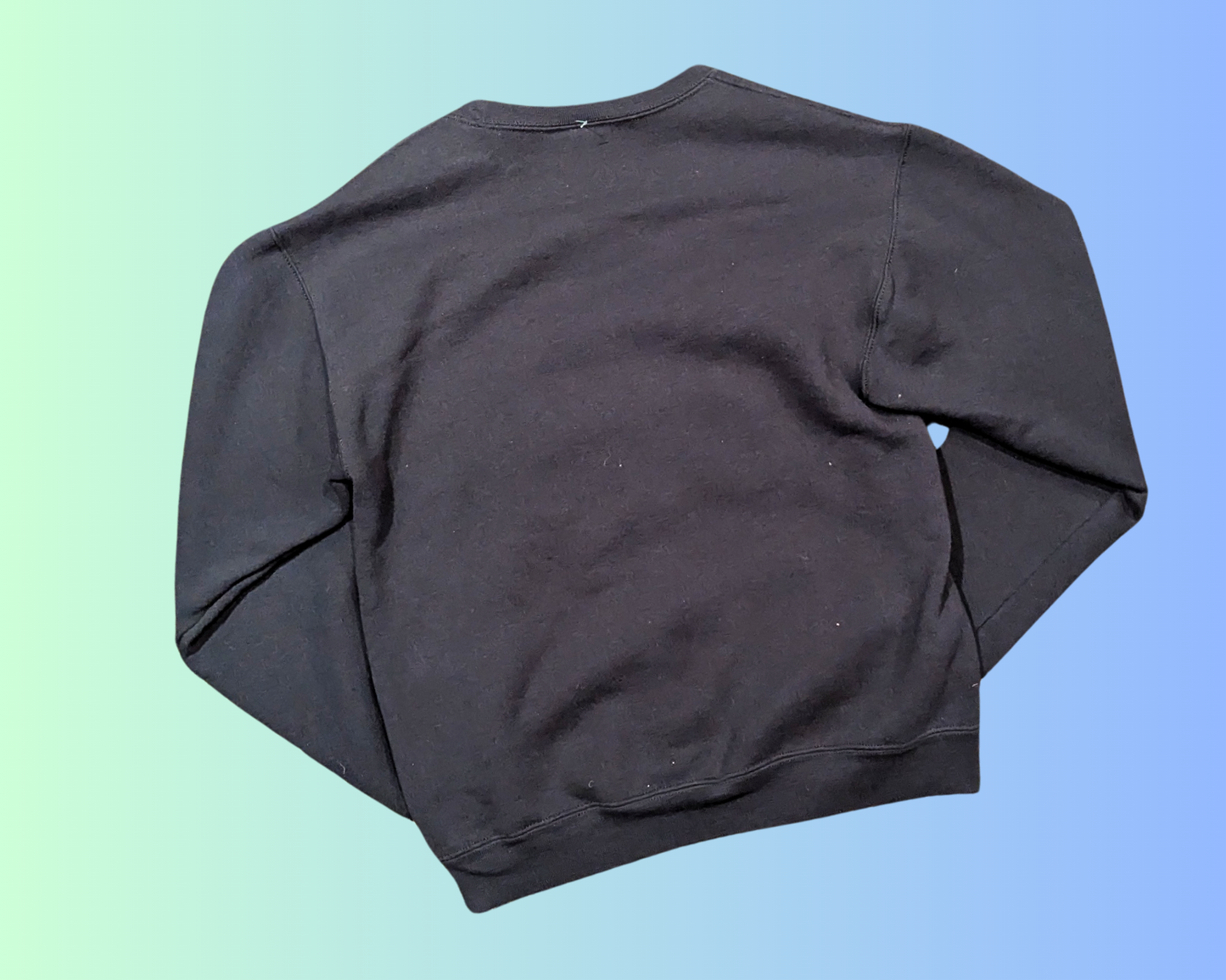 Alfredo Films (Embroidery Patches Letters) Black Crewneck Size S