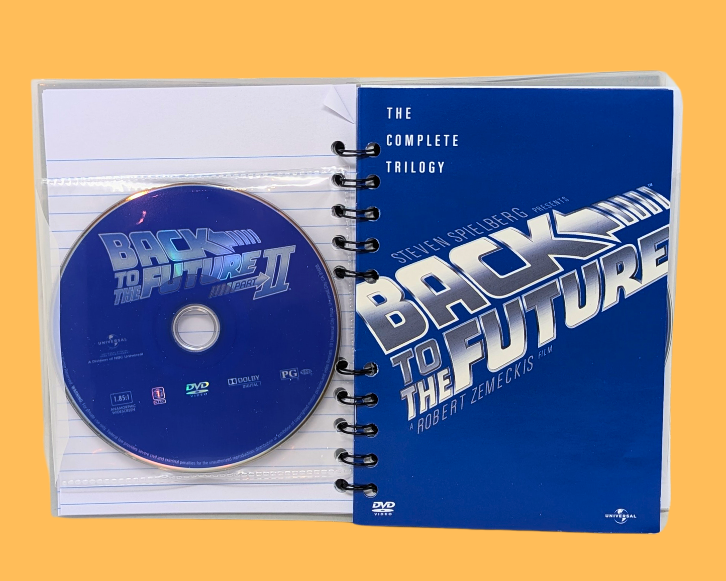 Back to the Future, The Complete Trilogy DVD Movie Notebook
